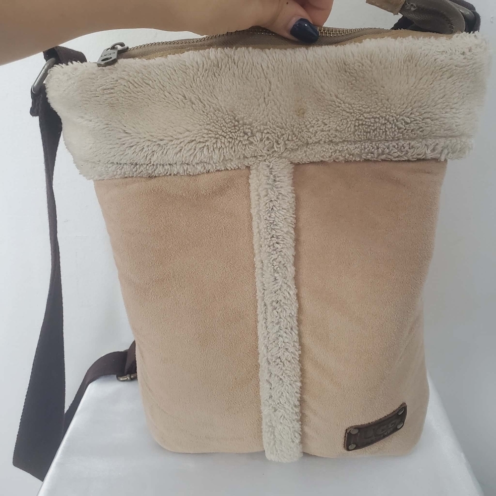 UGG Crossbody Tan And Brown Bag - Picture 10 of 12